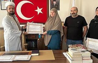 Alman anne ve kızı Çankırı’da Müslüman oldu