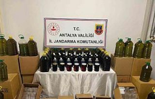 Antalya’da yüzlerce litre sahte zeytinyağı ve...