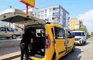 Aranması olan taksi şoförü 5 kilometrelik kovalamaca...