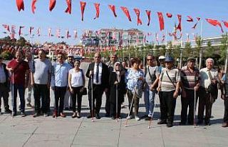 Aydın’da beyaz bastonun önemine dikkat çekildi