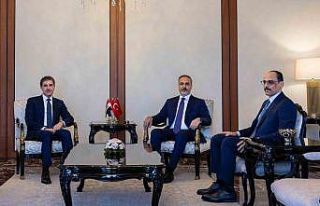 Bakan Fidan, IKBY Başkanı Barzani’yi kabul etti