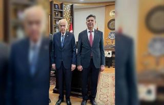 Başkan Durgut, MHP lideri Bahçeli ile bir araya...