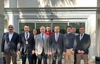 Başkan Kararslan, İl Sağlık Müdürü Şenkul’u...