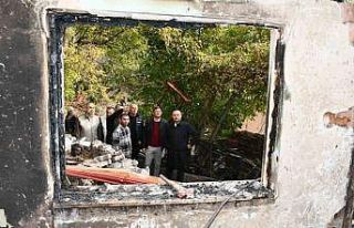 Başkan Sevindi: “Evi yanan ailemiz için elimizden...