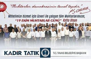 Başkan Tatık’tan Muharlar Günü açıklaması