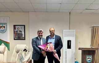 Başkan Usta Yunanistan’dan gelen heyet ile bir...