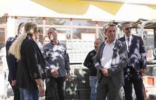 Başkan Yetişkin yol çalışmalarını yerinde inceledi