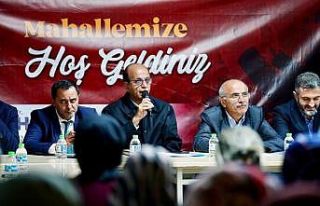 ‘Başkanım Yanımda’ toplantıları, Yeşilyurt’taki...