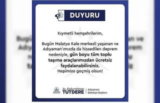 Belediye otobüsleri ücretsiz hizmet verecek