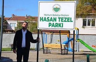 Beylikova’da vefa örneği, ’Hasan Tezel Parkı’...