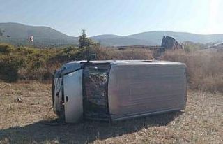 Bilecik’te kontrolden çıkan araç şarampole uçtu,...