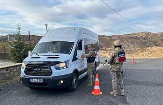 Bingöl’de okul çevreleri ve servis araçları...