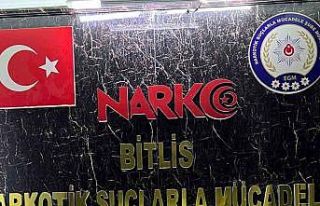 Bitlis’te uyuşturucu operasyonu