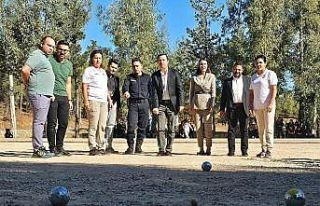 Bocce turnuvası renkli görüntülerle tamamlandı