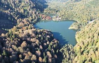 Borçka Karagöl sonbaharın renklerine büründü