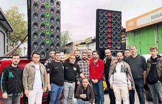 Bursa’da modifiye tutkunlarından renkli buluşma