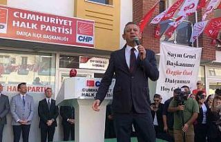 CHP lideri Özel, 13 bin oy aldığı Datça’da...