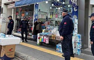 Çorum’da kaldırım işgallerine yönelik denetimler...