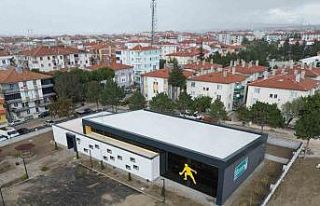 Çorum’da yapımı tamamlanan Masa Tenisi Eğitim...