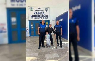 Dedesinin elini bırakıp kaybolan torun, zabıta...