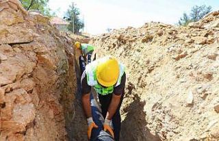 Denizli Büyükşehir DESKİ bin 100 metrelik yeni...