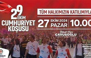 Denizli’de Cumhuriyet Koşusu heyecanı