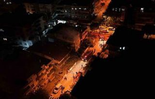 Devrilen elektrikli soba yangın çıkarttı