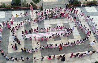 Diyarbakır’da Final Okulu kız öğrencilerinden...