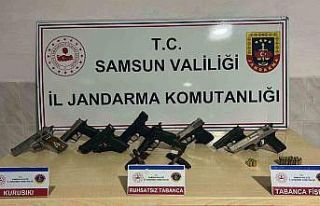 Düğünde silahla havaya ateş açan 6 kişi jandarma...