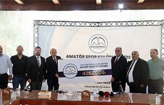 Dulkadiroğlu Belediyesi’nden amatör spora 425...
