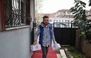 Düzce Belediyesi ihtiyaç sahiplerinin yanında