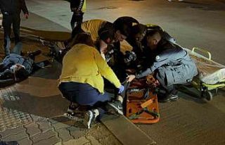 Edirne’de otomobil ile motosiklet çarpıştı:...