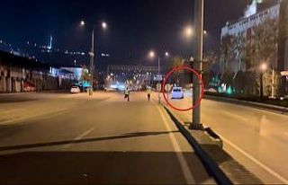 Ekipleri görünce ters şeritten kaçtı