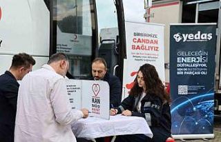 Elektrik dağıtım şirketi çalışanlarından Kızılay’a...