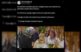 Emine Erdoğan’dan "Toprağa İz Bırakan Kadınlar"...