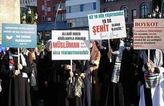 Erzurum’da sağlıkçıların Gazze için sessiz...