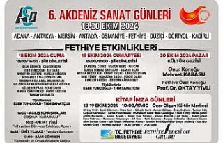 Fethiye’de 6. Akdeniz Sanat Günleri başlıyor