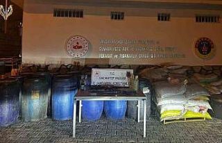 Gaziantep’te 4 bin 500 litre sahte alkol ele geçirildi