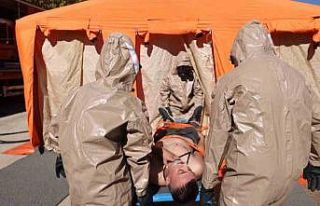 Gaziantep’te film sahnelerini aratmayan tatbikat