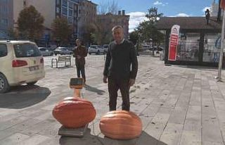 Gören şaşıp kaldı: Bahçesinde 50 kilogramlık...