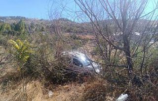 Hafif ticari araç şarampole yuvarlandı: 7 yaralı