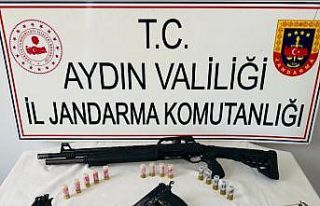 İncirliova’da ruhsatsız silah ele geçirildi