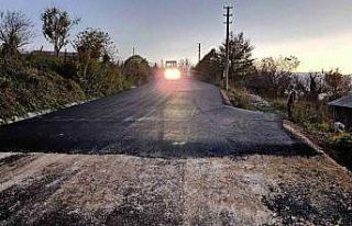 İzmit İslamköy Kurtdere yolu asfaltlandı