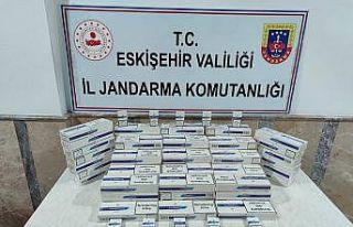 Jandarma ekiplerinden kaçak sigara operasyonu