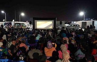 K-13 Konteyner kentte açık hava sineması kapanış...