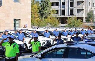 Kahramanmaraş emniyetine 63 araç desteği