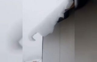 Kar kalınlığı 10 santimetreye ulaştı