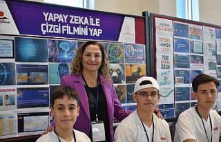 Karaman’da lise öğrencileri yapay zekayla çizgi...
