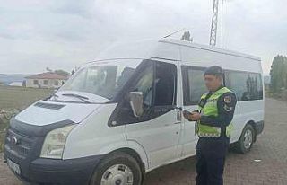 Kars’ta öğrenci servisleri denetleniyor