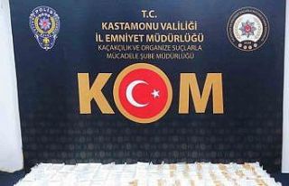 Kastamonu’da 14 bin 400 doldurulmuş makaron ele...